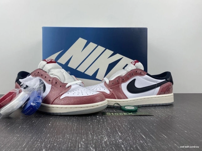 JORDAN OG AIR LOW 1 X 'RED BLACK' ROOM FN0432-017 TROPHY 1020